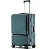 Carry on Luggage Wide Handle Luxury Design Rolling Travel Suitcase PC Hardside With Aluminum Frame Hollow Spinner Wheels