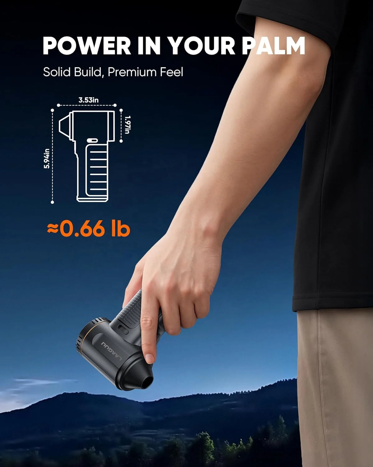 Brushless High Wind Jet Fan air Blower Mini Violent Turbo Fan 130000RPM air Dryer  for Car Cleaning Powerful Jet Fan