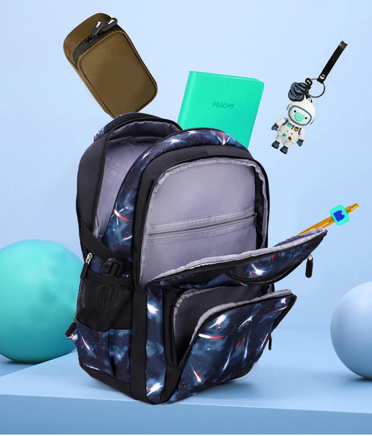 Teenagers Backpacks Boys Fashion Star School Bags Children Travel Bag Kids Knapsack Primary School Backpack Students Bag 9-16Y