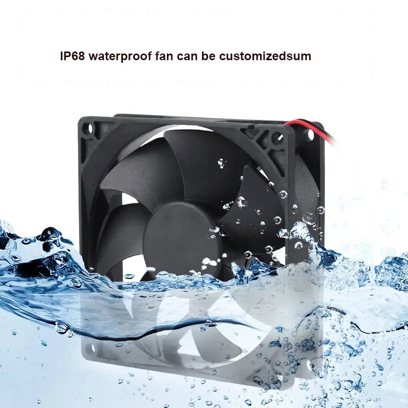 9225 High Speed Brushless Industrial DC Motor Axial Flow Cooled DC 12v  Brushless Fan