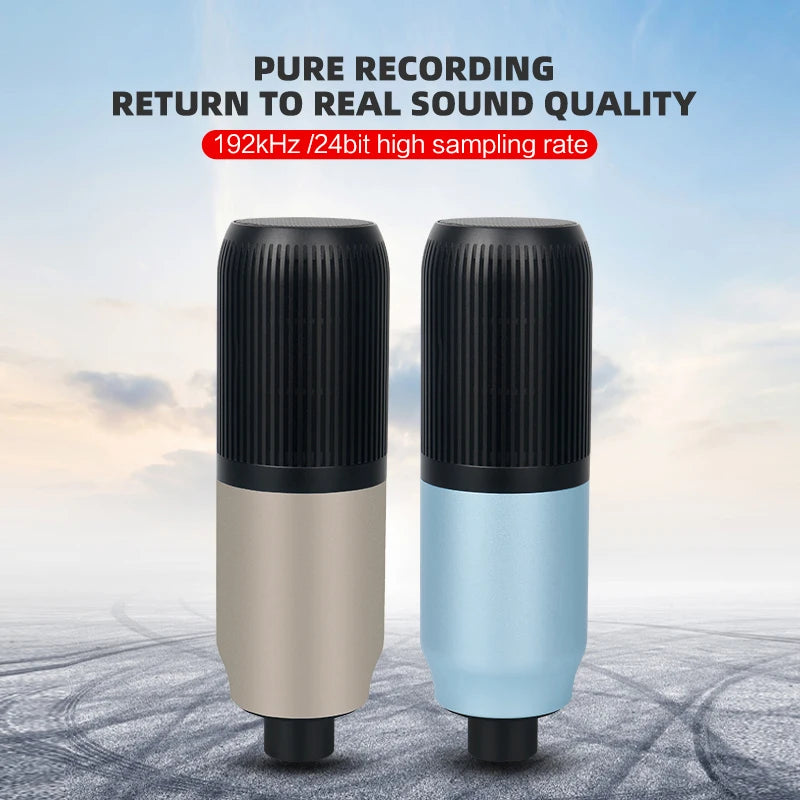 2021 Popular Production USB Microphone   Blue Gold NC 80 Studio  Condenser Microphone
