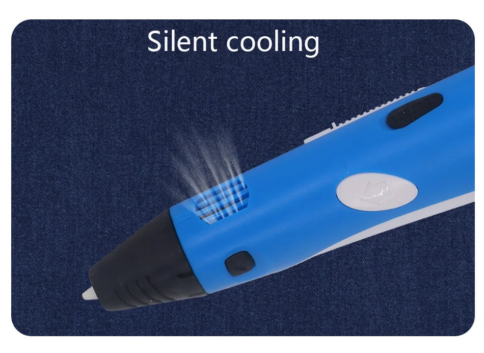 Factory Direct Sale 3D Painting Printing Pen 12V Metal Motor PLA 3 m 3 Color Consumables 3d Printing Pen