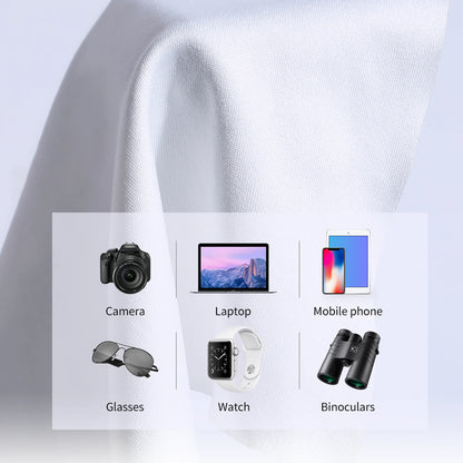K&F Concept 5Pcs 15cmx15cm Lndividually Vacuum Wrapped Microfiber Cleaning Cloths For Camera Lens Glasses Phones LCD Screens