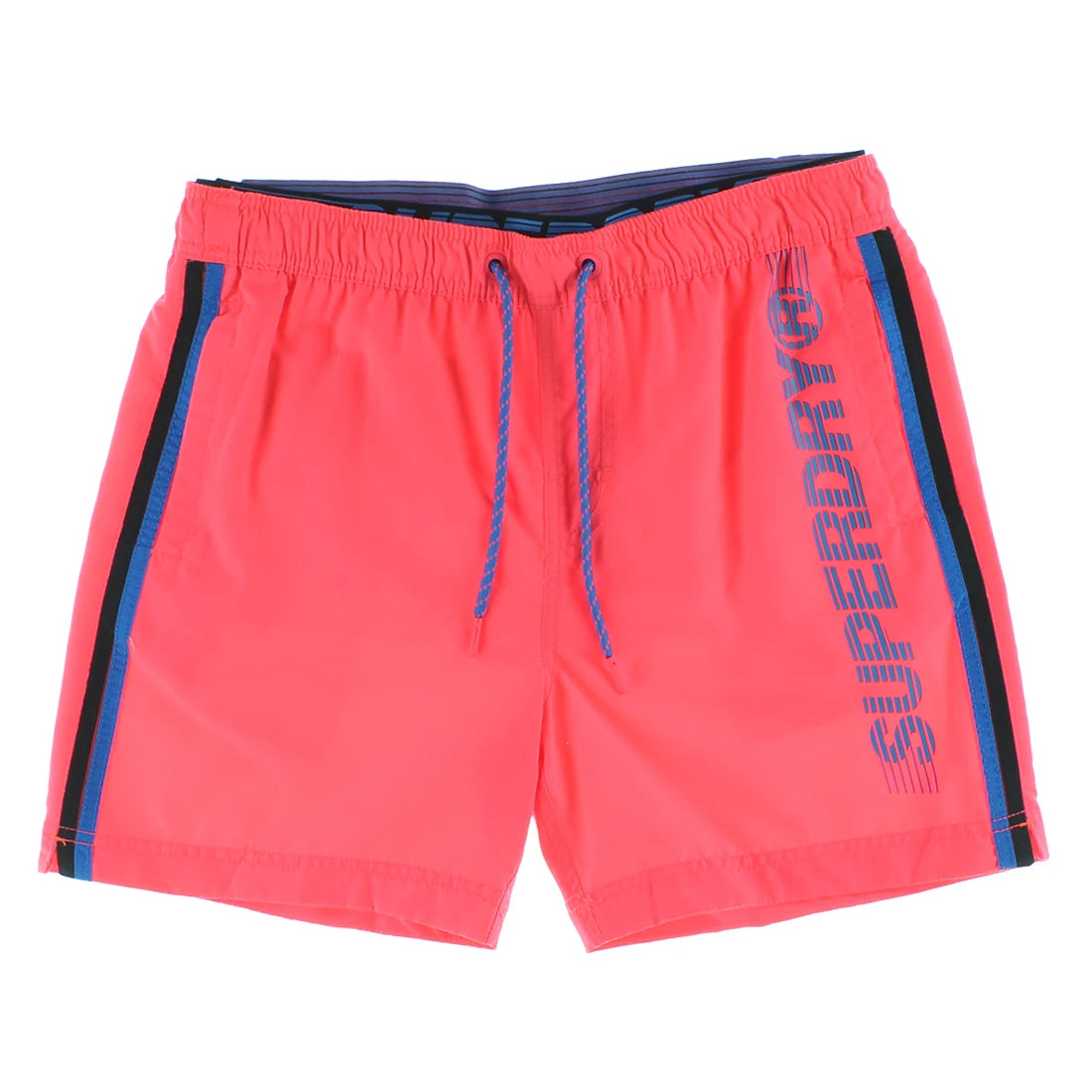 SUPERDRY State Volley Swim Mens Swimwear Color: Hyper Pink/Royal | 100% Authentic