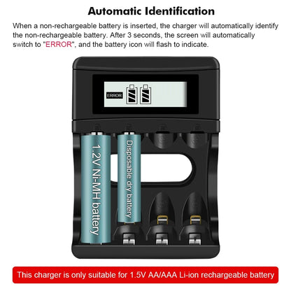 100% New 1.5V AAA Rechargeable Battery 900mWh 1.5V Li-ion Lithium Liion Li ion 3A aaa Batteries for Toy Car Camera Flashlight