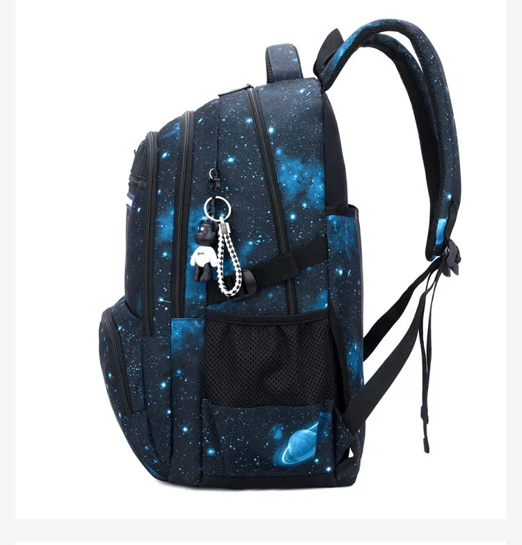 Fashionable Unisex Student Backpack Waterproof Stylish Mochilas with Zipper Closure Personalized School Bag for Students Babies