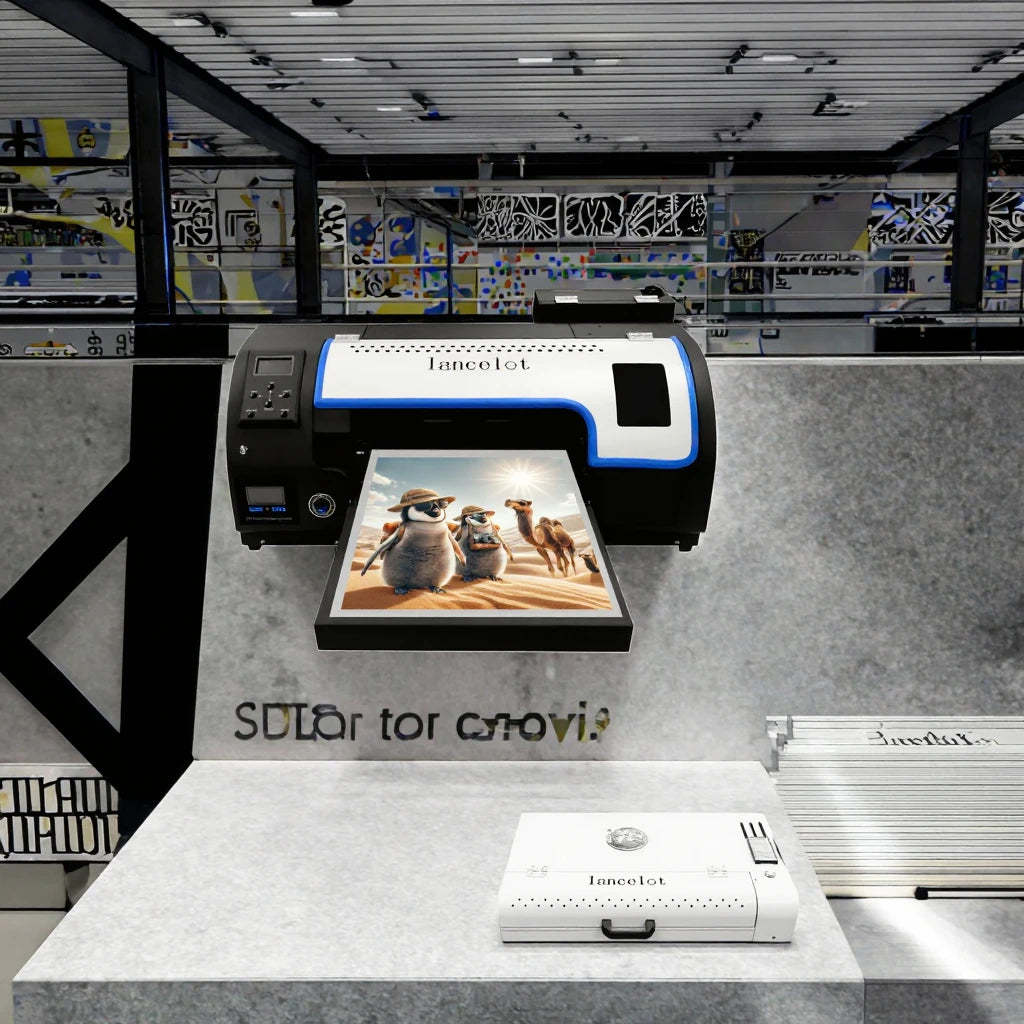 XP600 DTF Printer Large Format Direct to Film Printing Machine with Oven Laptop Ink Film and Powder for Custom Small Business