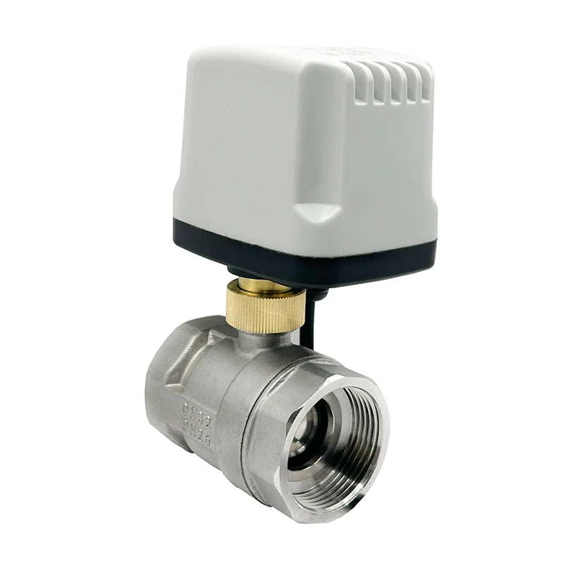 1/2" 3/4" 1" 1-1/4" Stainless Steel Electric Motorized Ball Valve 220V 12V 24V 3-Wire 2-Control for Water High Big Torque Motor