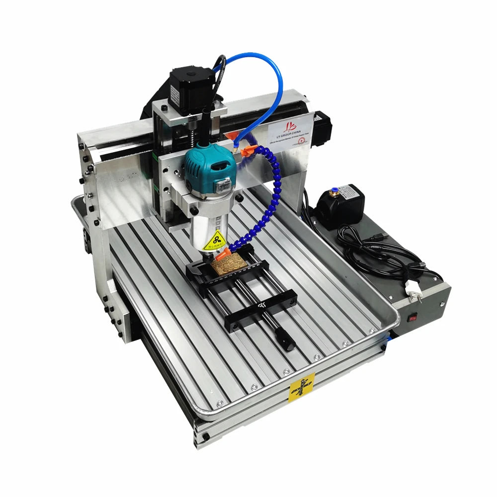 220V 1.5KW Air-Cooled Spindle CNC Engraving Machine-3 Axis Wood Router Engraving Drilling and Milling Machine LY F3040