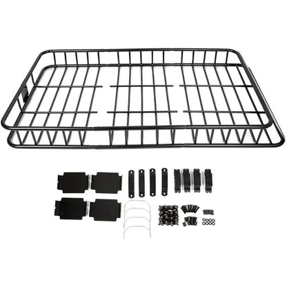 64'' Universal Roof Rack w/Extension Cargo SUV Top Luggage Carrier Basket Holder