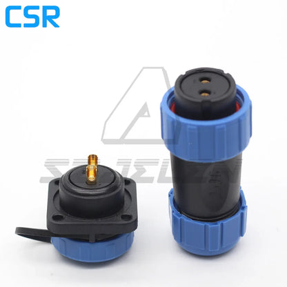 SP21 2/3/4/5/6/7/8/9/10/12 Pin IP68 Waterproof Connector Square Plastic Panel Mounting Connector Plug Female And Socket Male