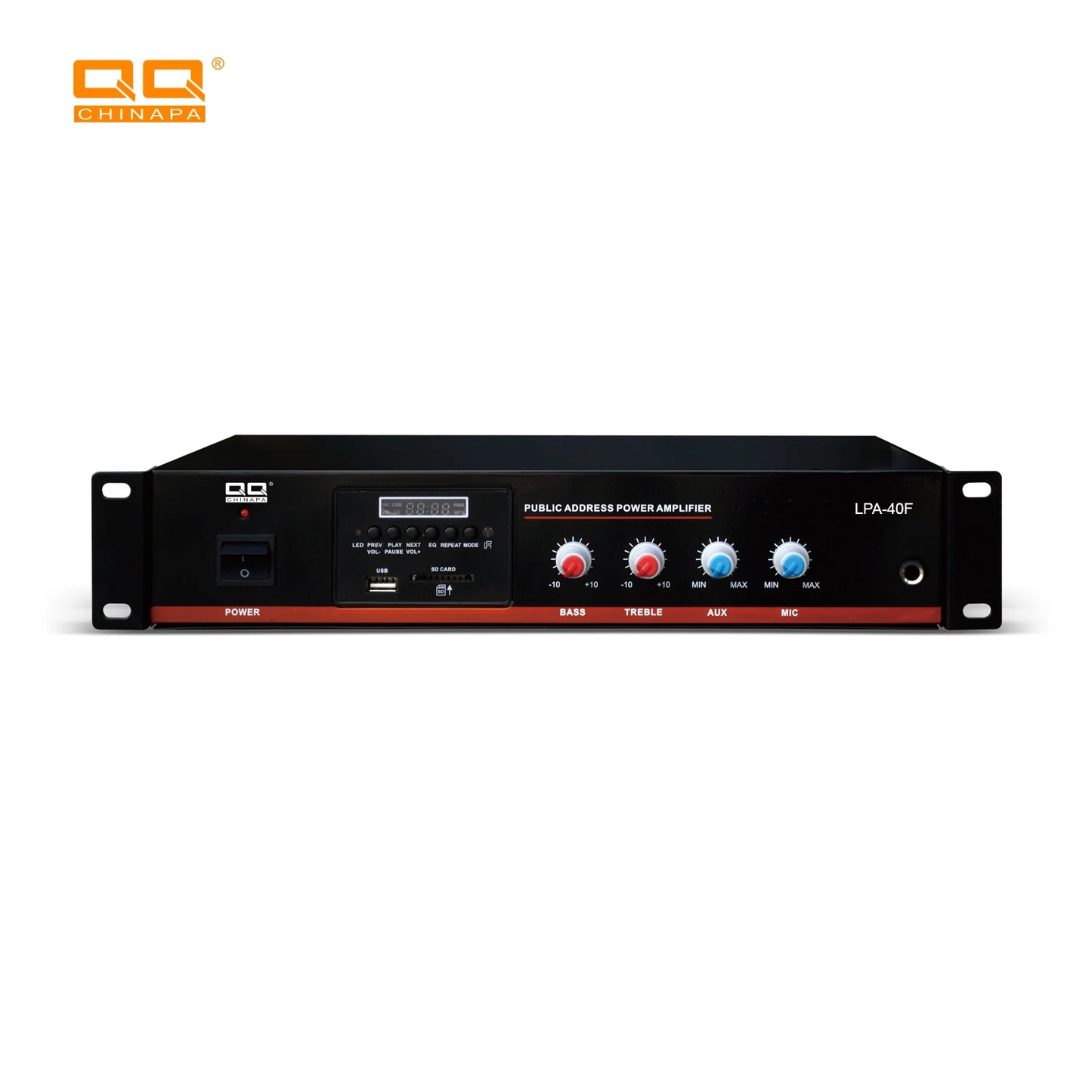 QQCHINAPA 40W PA System Home Theatre Power Amplifier With Blue Tooth,FM Radio for Passive Speakers