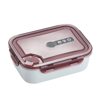 School Office Reusable Microwaveable Meal Prep Food Storage Container BPA-free PP 3 Compartment Simple Plastic Bento Lunch Box