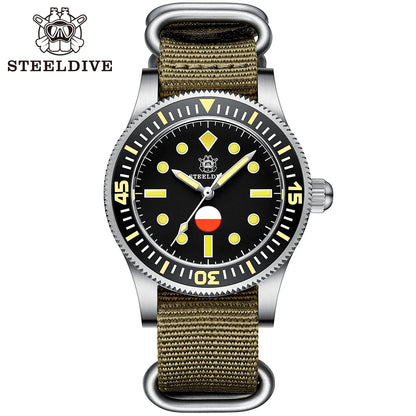 New Arrival! SD1952T 300m Waterproof Steeldive Brand Sapphire Watch Glass Luxury Automatic Mechanical Diving Watch Men