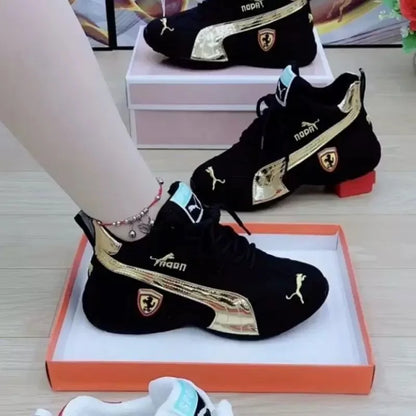 Men's Casual Sneakers Leather Waterproof Sports Shoes Lightweight Breathable Non-slip Elevator Shoes