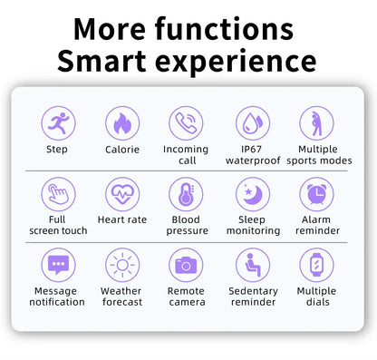 LIGE 2026 Smart Watch Women Men Ladies Gift Sport Fitness Men Watches Heart Rate Monitor Waterproof Smartwatch For Android IOS