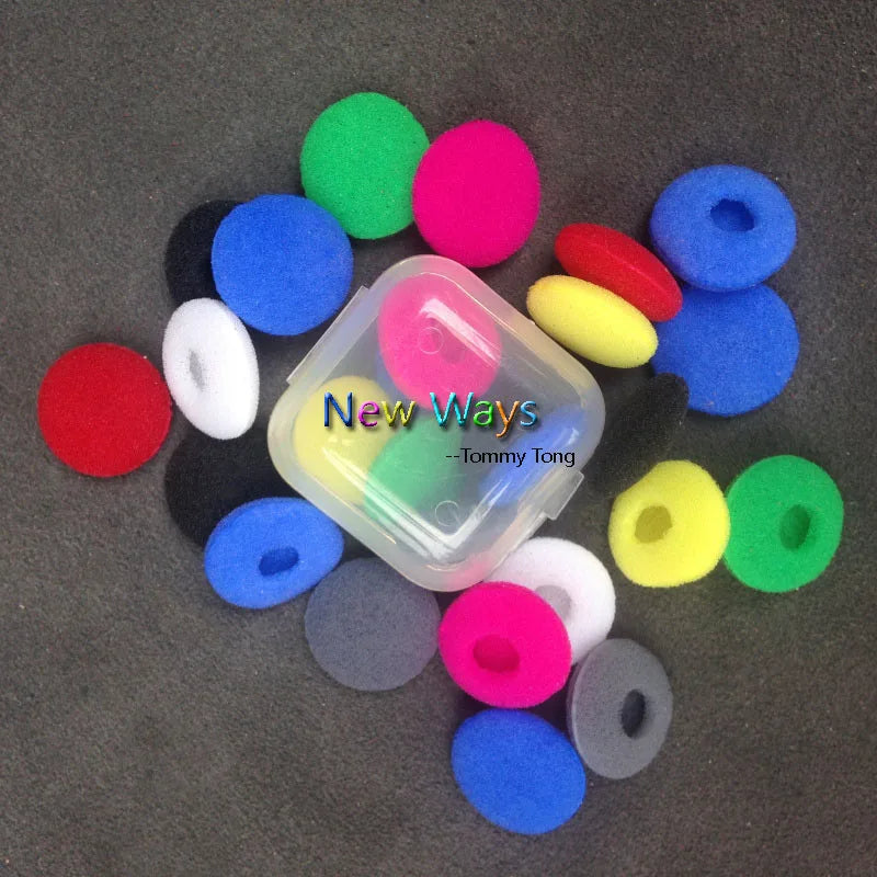 25pairs 50pcs 18mm Foam Earbud earphone earbuds Tips Headphone Ear pads cushion Replacement Sponge Covers For Earphone MP3 MP4