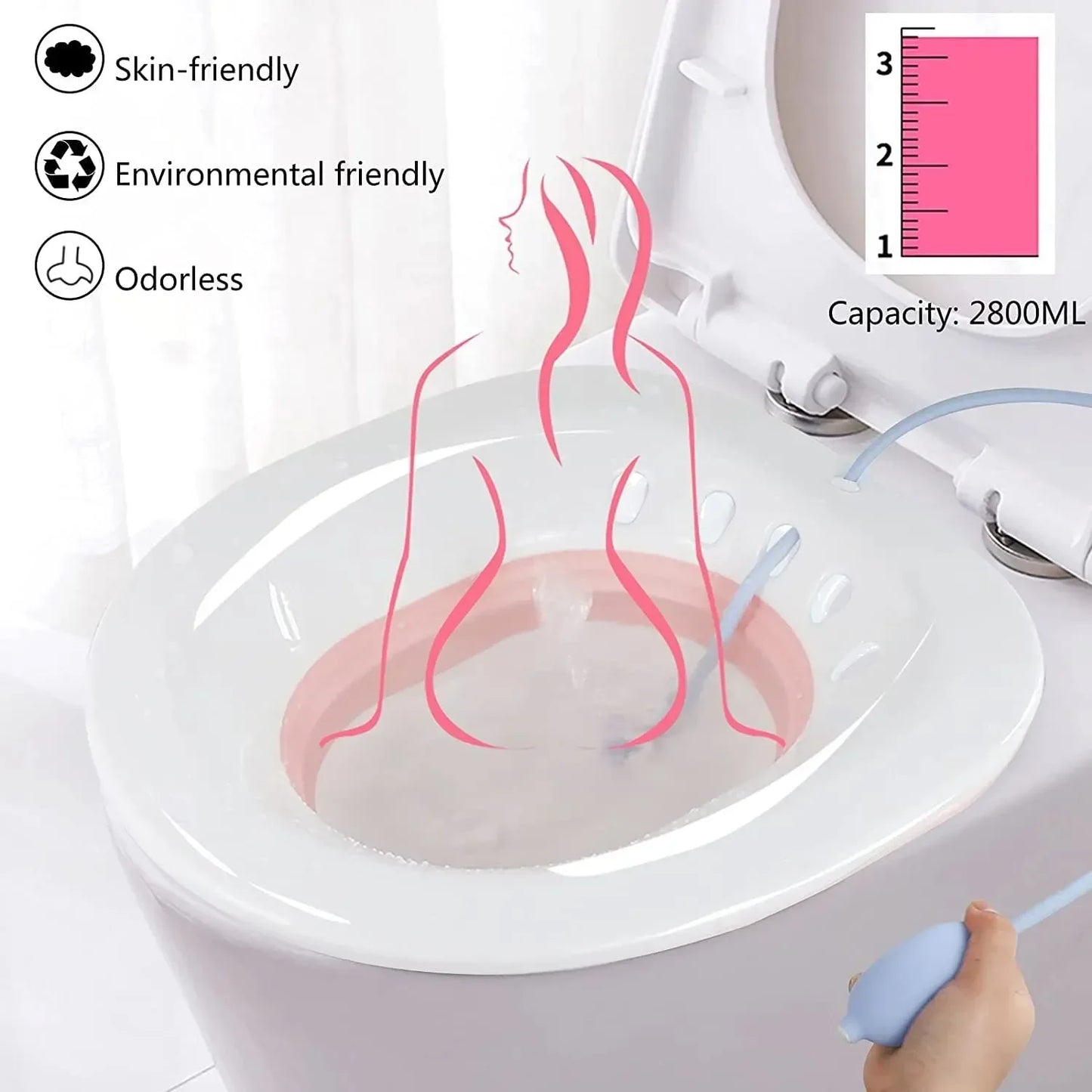 Wholesale Maternity Recommending pp Healthy Material Postpartum Women Pudentum Cleaning Socking Bath Over Toilet Sitz Bath