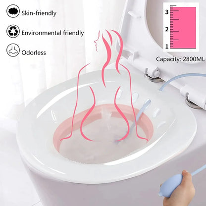 Wholesale Maternity Recommending pp Healthy Material Postpartum Women Pudentum Cleaning Socking Bath Over Toilet Sitz Bath