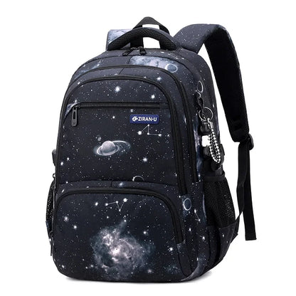 Fashionable Unisex Student Backpack Waterproof Stylish Mochilas with Zipper Closure Personalized School Bag for Students Babies