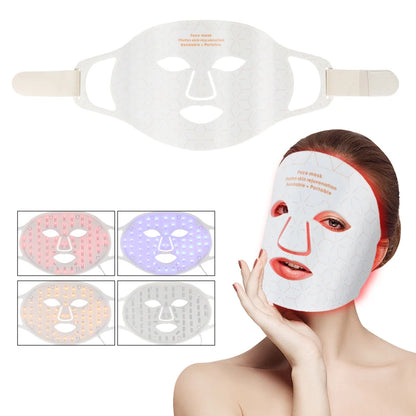 Best Selling Products 2022 New Beauty Device Colorful  Led Facial Mask 4 Colors Photon Light for  Face Skin Care Mask