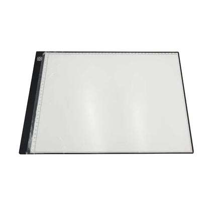 A3 Small Size Light Pad with Graduated Three-stage Adjustable Luminescent Backlight Illuminates the Drawing Board in the Dark.