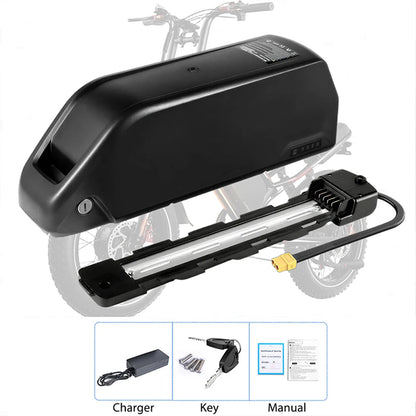 DE Stock 48V 25Ah True Capacity Lithium Battery Akku for 250W-1800W Electric Bicycle Tricycle 50A BMS Protection IP65 Waterproof