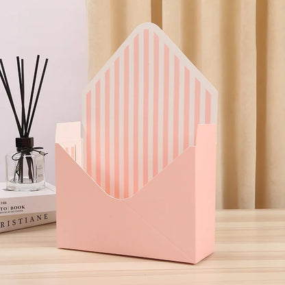 Yiwu China Suppliers Cheap Wholesale Folding Envelope Type Cardboard Paper Luxury Envelope Flower Packing Box for Mother's Day