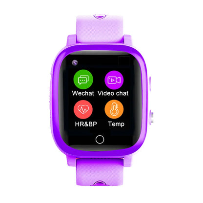 GPS Tracker 4G LTE Touch Screen Wrist Watch Bp Monitor With Temp Body Detection Support Sos Video Call T5S