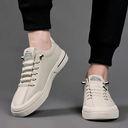 New Arrival Men's Casual Sports Shoes Comfortable Breathable Fashion Design with Genuine Leather Lining PVC Insole Walk Style