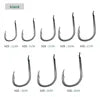 Free Samples Newest 30pcs/set Fishing Hooks Set High Carbon Steel Barbed Single Circle Hook Dip Barbed Carp Hooks Sea Fishing