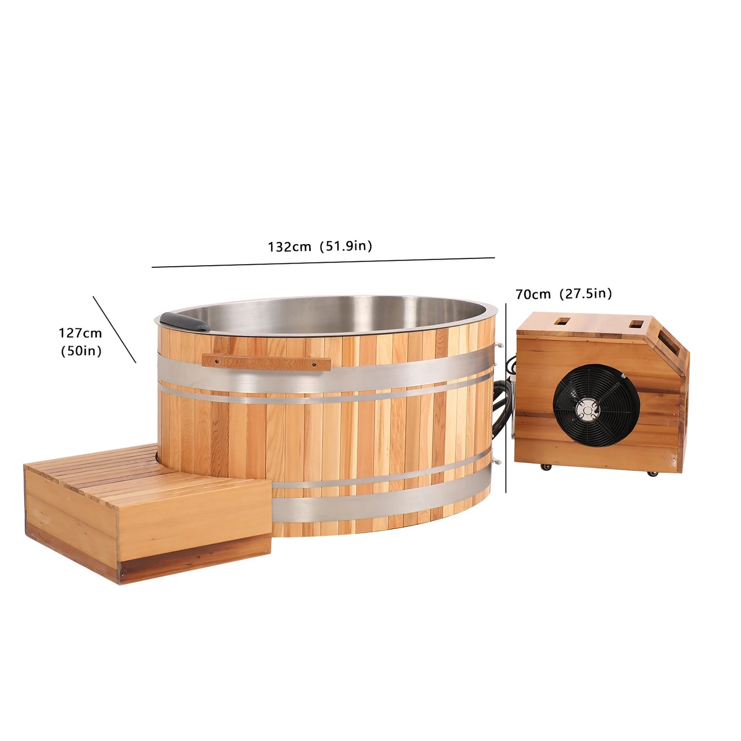 High Quality Portable Cold Bath Therapy Modern Ice Bathtub Recovery  for Parties or Bathroom Use