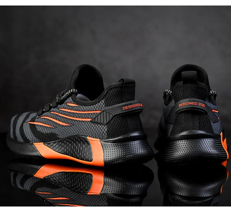 Men Work Safety Shoes Anti-puncture Working Sneakers Male Indestructible Work Shoes Men Boots Lightweight Men Shoes Safety Boots
