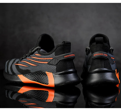 Men Work Safety Shoes Anti-puncture Working Sneakers Male Indestructible Work Shoes Men Boots Lightweight Men Shoes Safety Boots