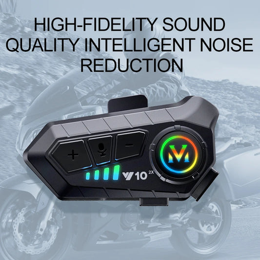 Organized Type-C Universal pairing intercom for motorcycle helmet RGB Bluetooth headset interphone intercomunicador para moto