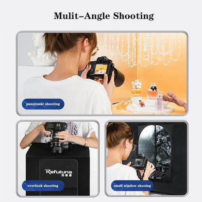 80cm Soft Box 5500K Studio Lighting Light Box LED Softbox Photography Boxes Shooting Tent Photo Studio Equipment