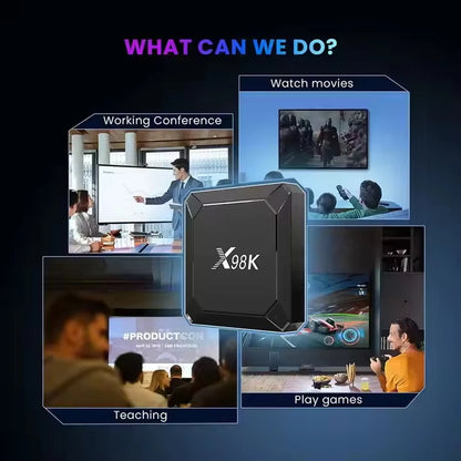 2024 Best Tv Box X98k Android 4GB RAM 32GB Ram WIFI 5 2GB 16GB 4K Smart Set Top Box
