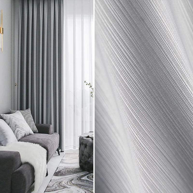 YCENTRE Modern Style Solid Color Window Treatment Curtains Thermal Insulated Curtains Blackout Curtain Drape For Living Room