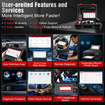 USA EU Warehouse 2026 Launch Latest Version X431 Pro V5.0 BT  Auto Diagnostic Tool for All Cars