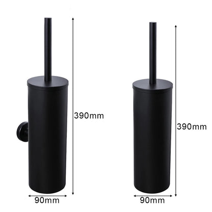 Bathroom Toilet Brush Brushed Gold Wall Mounted Toilet Brush Holder