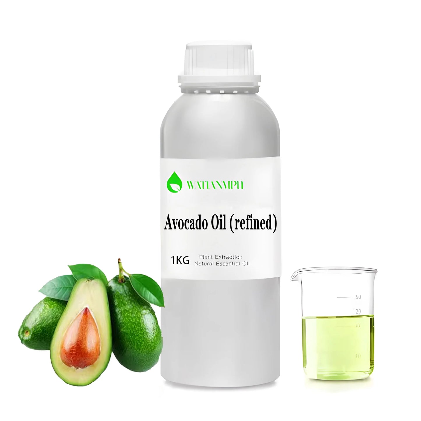Wholesale Bulk Carrier Oils Organic Cold Pressed Pure Avocado for Hair Face Skin