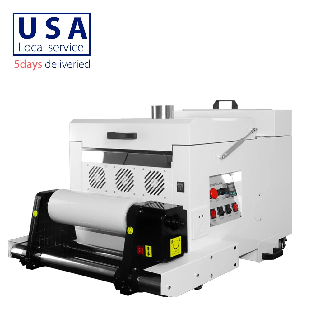USA in Stock A3 DTF Powder Shaker and Dryer Machine Small Oven Machine for DTF Printer