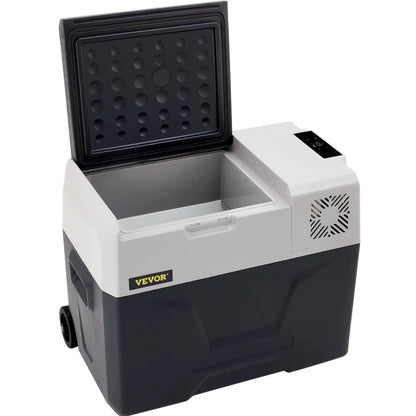 Car Refrigerator 50L Compressor Portable Small Refrigerator Car Refrigerator Freezer Vehicle Car Truck RV Boat Mini Electric