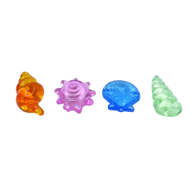 Acrylic Color Transparent Cute Children Play House Cartoon Resin Furniture Animal Decoration
