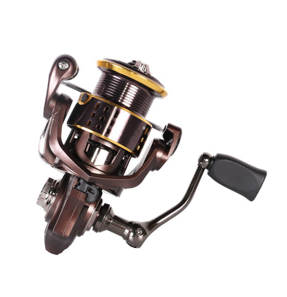 KALIOU DK2500M Left Hand Mini Spinning Deepsea Bait Rod Reel Combo Stream River Lake Saltwater Fishing Insects 8kg Max Drag