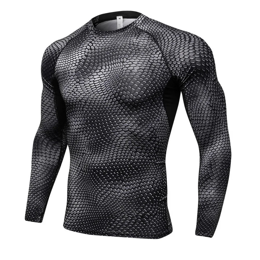 Men's Thermal Underwear Set MMA Tactics Leggings Solid Color Costume Compress Fitness Long Johns Men Winter Brands  Men