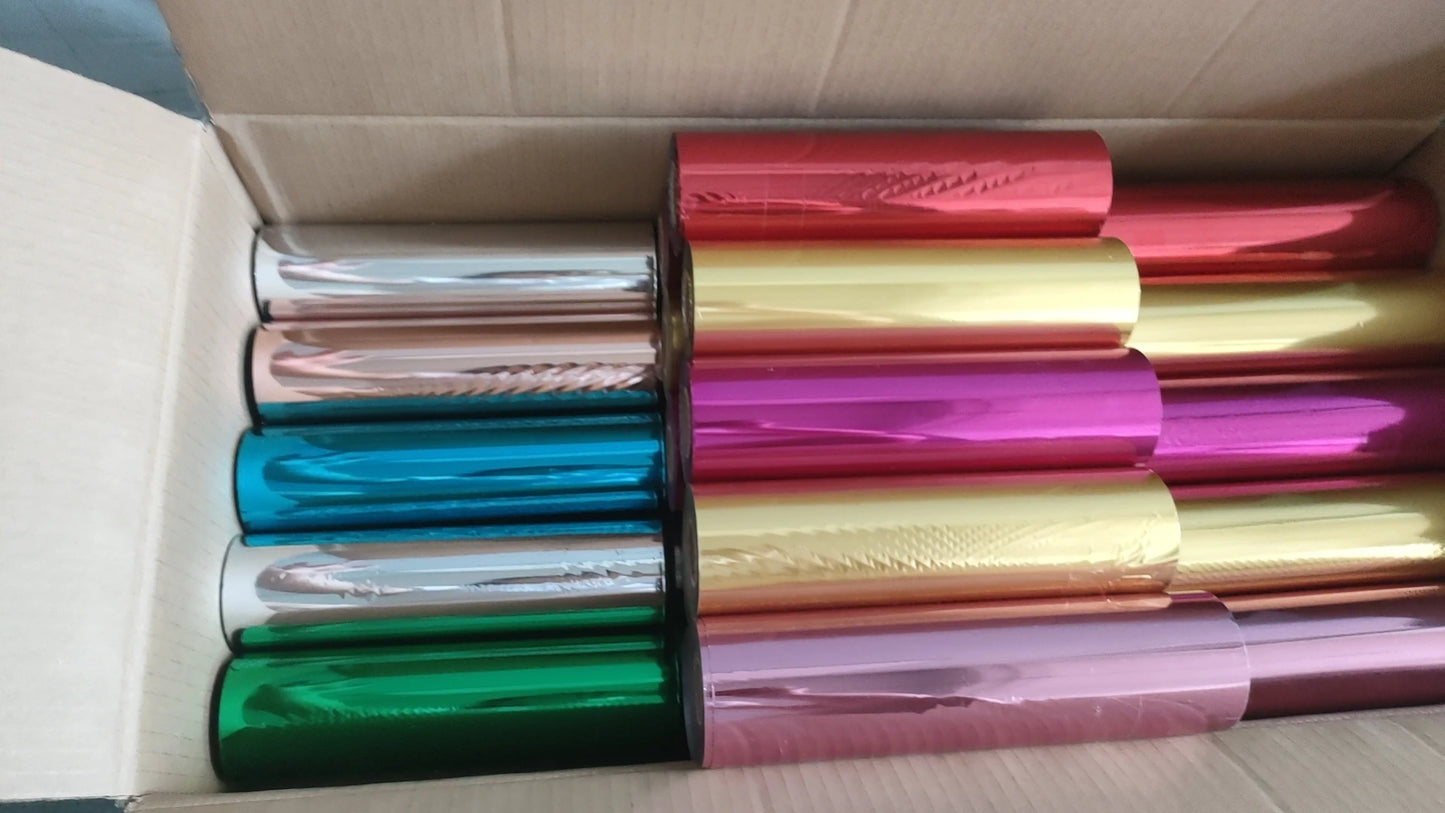 Hot Stamping Foil Transfer Printing Heat Transfer for Handbag Textile Leather t Shirt
