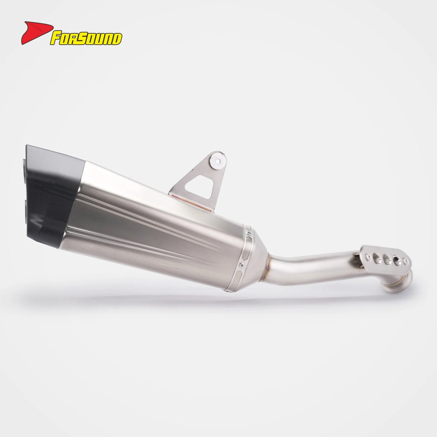 FORSOUND Cf Moto 800mt Motorcycle Exhaust Mid-Tail Integrated Stainless Steel Exhaust 2022-2025 Adventure Sporty Deep Sound
