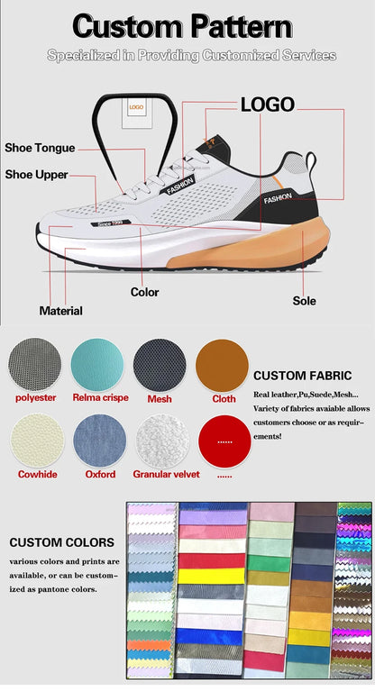 New Arrival Lightweight Slip-On Running Shoes for Couples Breathable Knit with Flexible Toe Air Cushion Cushioning Features