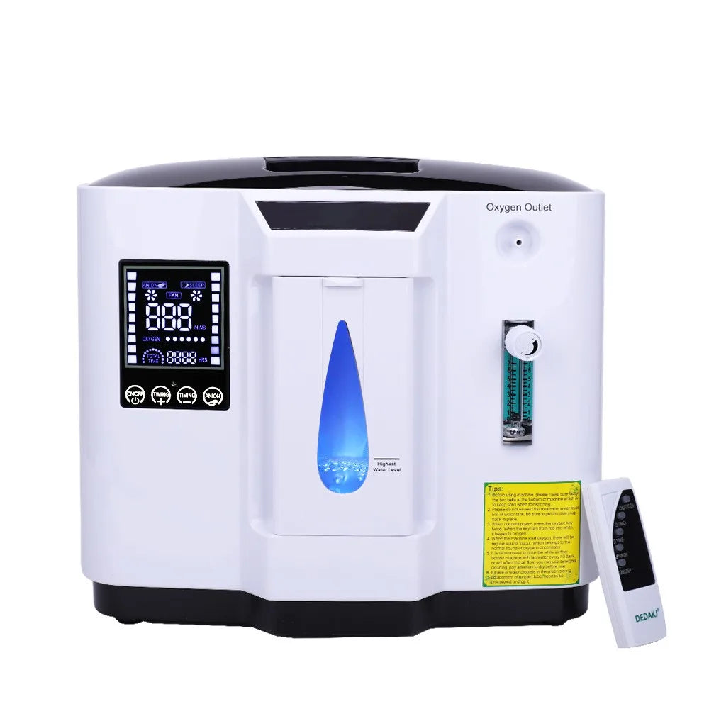 Kainuo Mini Portable Micro Oxygen Generator Machine for Home & Hospital Use with Durable Motor and Bearing Core Components